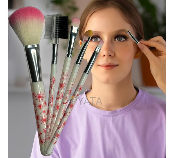 Набір макіяжних пензлів 5в1 Grace Cosmetic Brush (AHMD)