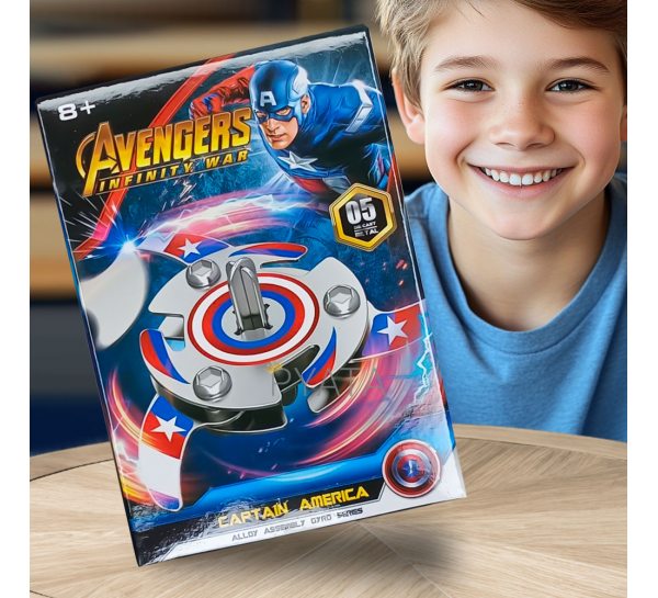 Игрушка волчок BEYBLADE (Бейблейд) N0 TY002 CAPTAIN AMERICA (B)