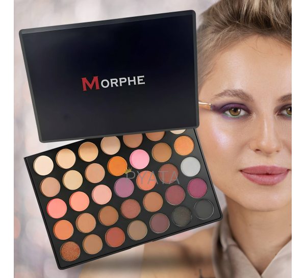 Професійна палітра тіней для макіяжу 35 кольорів Morphe Highlight Palete (AHMD)