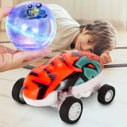 Детская игрушечная машинка-спинер в шаре Laser Chariot ZYJH138 Красная (В)