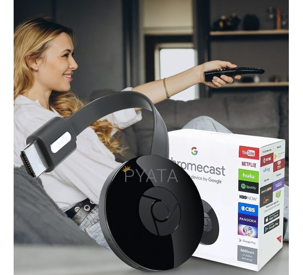 Перехідник-адаптер медіаплеєр з підтримкою youtube USB/HDMI Bluetooth Mirascreen Chromecast (206)