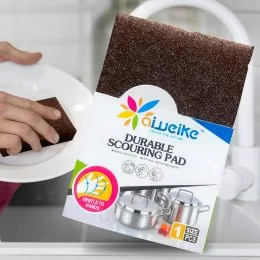Шлифовальная губка для мытья посуды Aiueike Коричневый (ЖЯ)