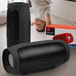 Портативна музична бездротова бездротова bluetooth колонка Charge-MINI3+ Чорний (ЖЯ)