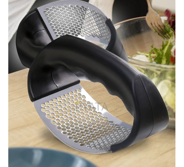 Ручной кухонный пресс для чеснока из нержавеющей стали A GARLIC PRESS