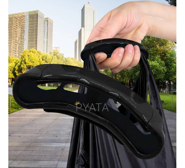 Ручка для перенесення пакетів, сумок, коробок, знімна ручка BAG HANDLE AND449 Чорний