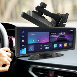 Мультимедиа монитор Саг Play Android Auto 10.26" сенсорный экран IPS, автомобильная стереосистема Bluetooth, Mirror Link, AUX (224)