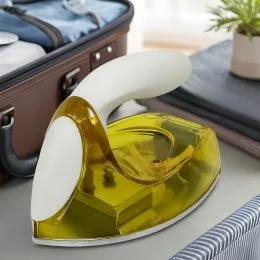 Миниатюрный дорожный утюг MiniIron Micro 700, 10 х 6 х 6 см, Желтый