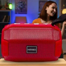 Портативна бездротова bluetooth колонка Kimiso KMS-E92 Червоний (ЖЯ)