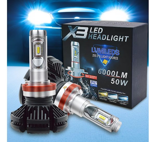 Светодиодные автомобильные лампы Lumileds ZES LED X3 HEADLIGHT Н1 