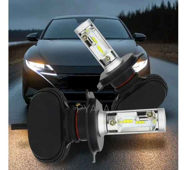 LED лампа для автомобіля цоколь H1, 6000K 4000Lm