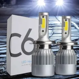 Автомобільні світлодіодні лампи C6 H1 36W, колірна температура 5000К (В)