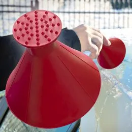 Автомобильный скребок для чистки льда Funnel Snow Removal Красный (205)
