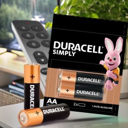 Батарейки АА R06(LR6) Duracell Alkaline 1.5V (лужні), 2 шт.