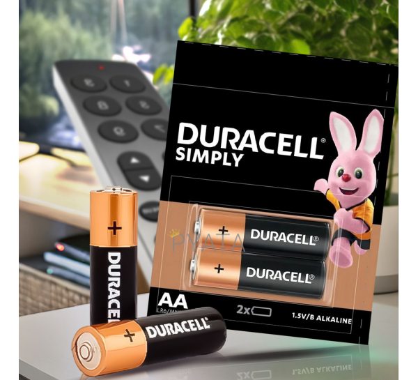 Батарейки АА R06(LR6) Duracell Alkaline 1.5V (лужні), 2 шт.