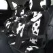 Детское автокресло с подголовником от 1 до 5 лет Бело-черный (ЖЯ)