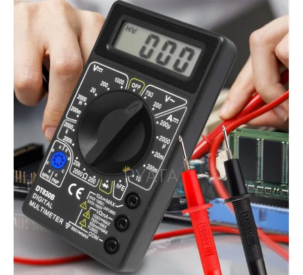 Тестер-мультиметр DT-830B (ЖЯ)