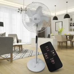 Підлоговий вентилятор з пультом керування Lambent Star Stand Hand FM-1, LED дисплей, 8 режимів