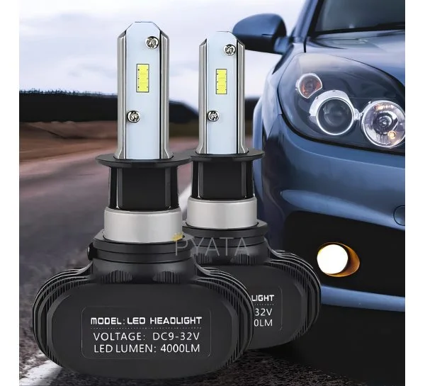 Комплект світлодіодних автомобільних LED-ламп S1 H4 (ЖЯ)