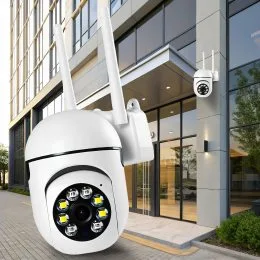 Уличная камера Wi-Fi наружного видеонаблюдения скоростная купольная  PTZ с приложением для телефона (509)