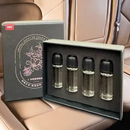 Универсальный портативный набор ароматов для аромадифузора для салона авто Ultrasonic Car Aroma Diffuser (4 аромата) (АХ)