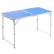 Раскладной портативный стол-чемодан для пикника с 2 стульями Folding Table Голубой