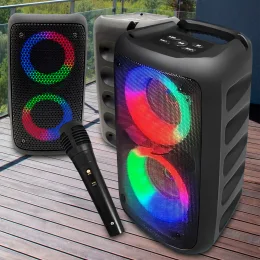 Портативна Bluetooth колонка KTS-1265 з LED-підсвічуванням, Bluetooth, FM-радіо (SO-67)
