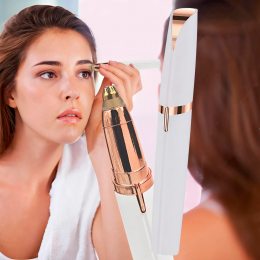 Універсальний портативний жіночий тример на батарейках Finishing Touch Flawless Brows Білий (YAB)