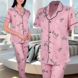 Женский комплект для сна 7148 I.pink (04094) 4 комплекта (размеры S-XL) (BOT)