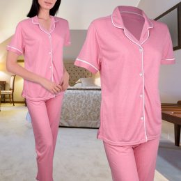 Женский комплект для сна 7154 I.pink (04020) 4 комплекта (размеры S-XL) (BOT)