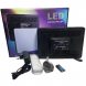 Студійна світлодіодна LED лампа F99 RGB 40W з пультом, 22.5×16 см, 240 діодів, 3000–6500K, 20 режимів підсвітки, 220V