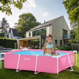 Прямокутний каркасний басейн від 6 років Intex 28266 NP 220х150х60 см 1662 л (I24)