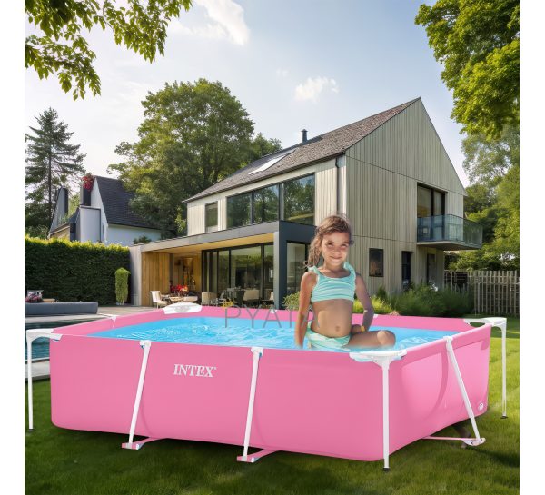 Прямокутний каркасний басейн від 6 років Intex 28266 NP 220х150х60 см 1662 л (I24)