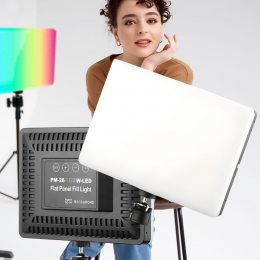 Прямоугольная LED лампа 22,8 х 15,8см, RGBW PM26 + Пульт ДУ, 3000K-6500K.