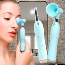 Акумуляторний ультразвуковий масажер для очищення очей Sonic Eyewash Apparatus Блакитний (YAB)