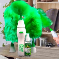 Акумуляторна високоефективна щітка для прибирання пилу зі змінними насадками Go Duster 3в1 (YAB)