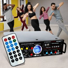 Аудіосистема UKC AV-339BT AV-339A + USB + Fm + Mp3 + Караоке + Bluetooth (YAB)