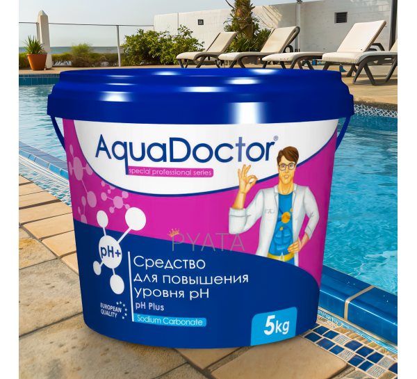 Засіб для підвищення рівня pH в гранулах для басейну Aquadoctor pH Plus 36558 0.8 кг (АТ)