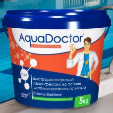 Хлор для басейну AquaDoctor C-60 5 кг в гранулах 015550 (AT)
