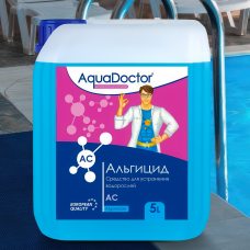 Жидкая химия для бассейна AquaDoctor АС альгицид против зелени водорослей и грибков 001554 в канистре 5 л Жидкая химия для бассейна AquaDoctor АС альгицид против зелени водорослей и грибков 001554 в канистре 5 л