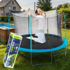 Детский батут с лестницей и защитой Bestway 59104, 366 х 278 см