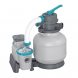Круглый каркасный бассейн, песочный фильтр, лестница, тент Bestway Grey 561JZ 671х132 см 40377 литров