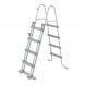 Круглый каркасный бассейн, песочный фильтр, лестница, тент Bestway Grey 561JZ 671х132 см 40377 литров