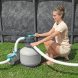 Круглый каркасный бассейн, песочный фильтр, лестница, тент Bestway Grey 561JZ 671х132 см 40377 литров