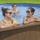 Круглый каркасный бассейн с песочным фильтром, лестница, тент, дозатор Bestway 561CS, 550 x 130 см 27221 л