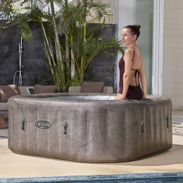 Надувне джакузі-СПА аеромасаж 6 місць, фільтр-насос Lay-Z-Spa Rome, Bestway 6001K, 180 х 71 см 840 л