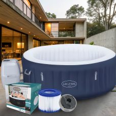 Надувне джакузі-СПА аеромасаж 4 місця, фільтр-насос Lay-Z-Spa Miami, Bestway 6001C, 180 х 66 см 669 л