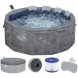 Надувне джакузі-СПА аеромасаж 6 місць Lay-Z-Spa Carrara Bestway 6001V, 170 х 65 см 850 л