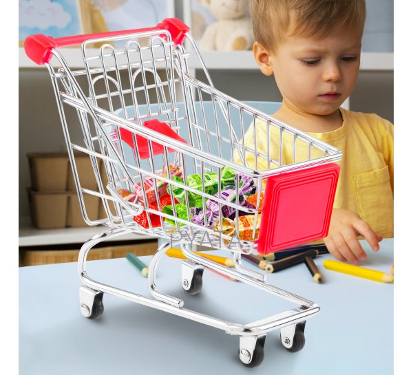 Настольная декоративная мини тележка органайзер Mini Truck 12,5*11*8 см Красный