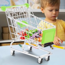 Настільний декоративний міні візок органайзер Mini Truck 12,5*11*8 см Салатовий