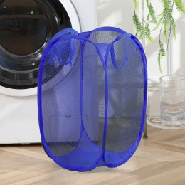 Кошик-сітка для іграшок,одягу Mesh  32*32*49см Синій (YAB)